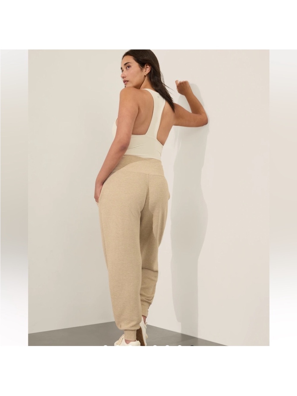 Athleta Waffle Knit  Jogger Pants, Medium